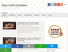 Tablet Screenshot of opencoffeeschiedam.nl
